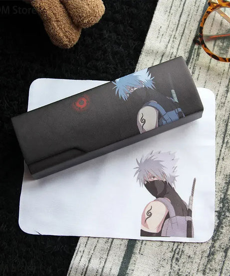 Naruto Sasuke Glasses Case Fashion Simplicity Portable Sunglasses Box Bag Carry Bag Accessories Eyeglasses Case Glasses Bag Gift