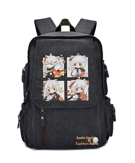 Genshin Impact Anime Backpack – Unisex School Bag & Gift for Fans