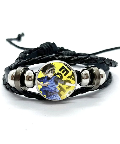 Anime Blue Lock Isagi Yoichi Chigiri Bachira Leather Bracelet Cosplay Unisex Adjustable Punk Wristband Jewelry Props