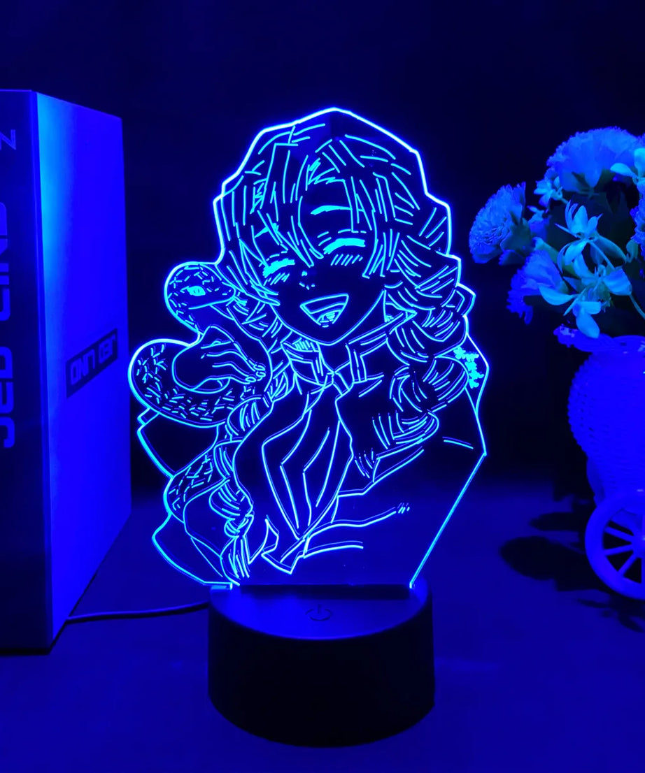 Anime Demon Slayer 3D LED Nightlight Figure for Kids Child Bedroom Decor Cool Kimetsu No Yaiba Lamp Gift Dropshopping