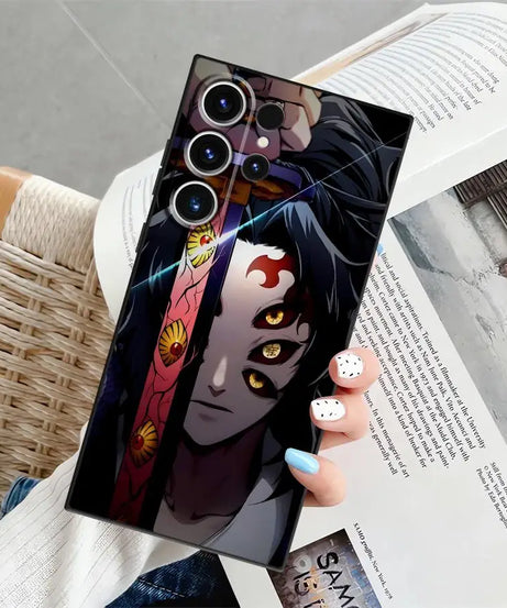 Demons Anime Slayer Case for Samsung Galaxy S25+ S9 S24+ S21 S22 S25 Ultra S20 S23 FE S24 Plus Soft Back Phone Cover