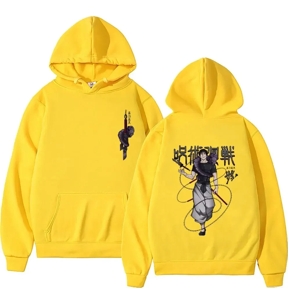Jujutsu Kaisen Fushiguro Toji Anime Graphic Hoodie – Manga Streetwear Pullover 6