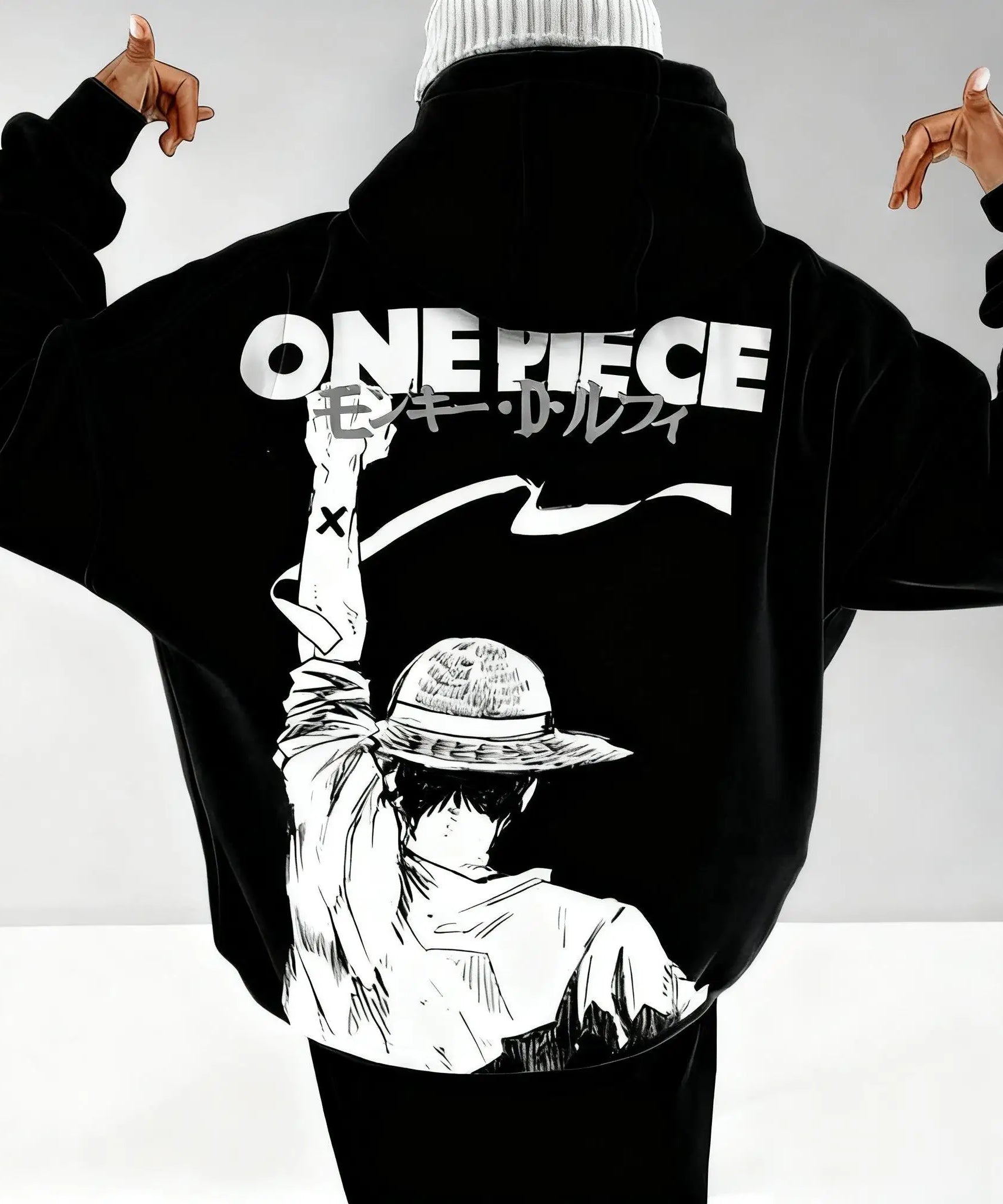 One Piece Anime Hoodie Men Women Pullover Sweatshirt Luffy Graphic Print Oversized Casual Streetwear Y2k Autumn Fashion Unisex