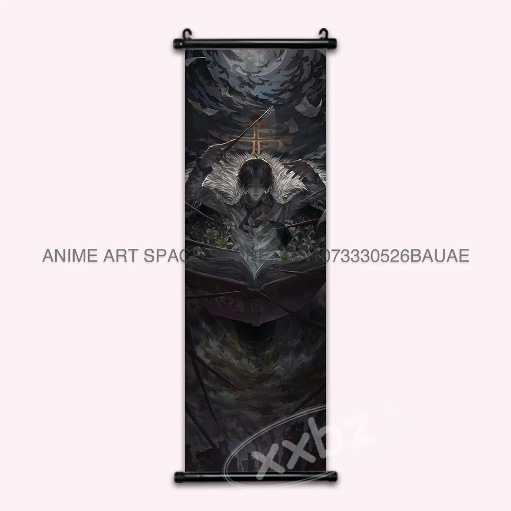 Hunter x Hunter Scroll Poster – Classic Anime Wall Art Canvas Decoration