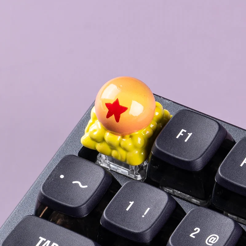 Dragon Ball Son Goku Son Gohan Trunks Master Roshi Character Keycap Creative Single Keycap Mechanical Keyboard Woting Keycaps