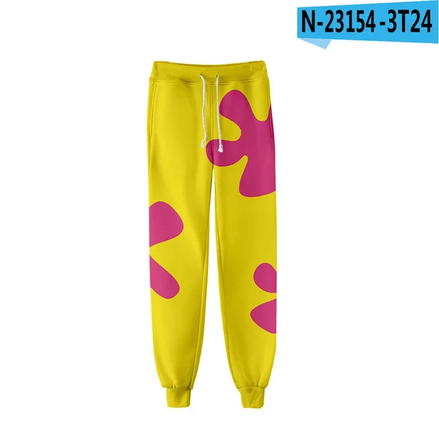 Anime Patrick Star 3D Joggers Pants Men/Women Casual Trousers Harajuku Hip Hop Sweatpants Pantalon Homme Streetwear