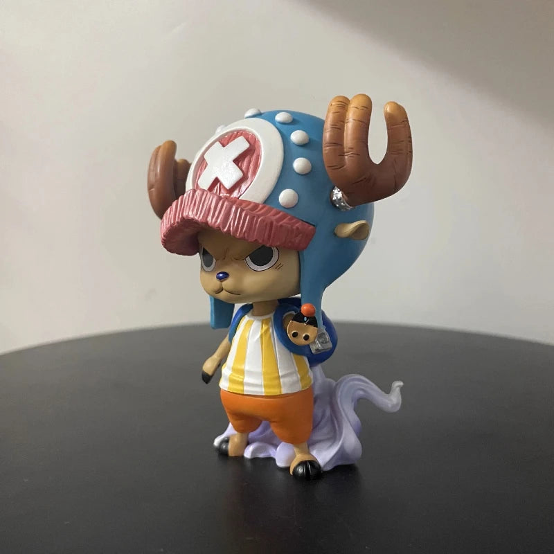 One Piece Tony Tony Chopper 10cm Mini PVC Figure Cute Anime GK Model Exquisite Statue Collectible Toy Desktop Decor Little Gift