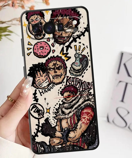 O-One P-Pieces Anime Case for Google Pixel 8a 7 Pro 9 Pro XL 6a 9a 8 Pro 6 Pro 7a Soft Cover