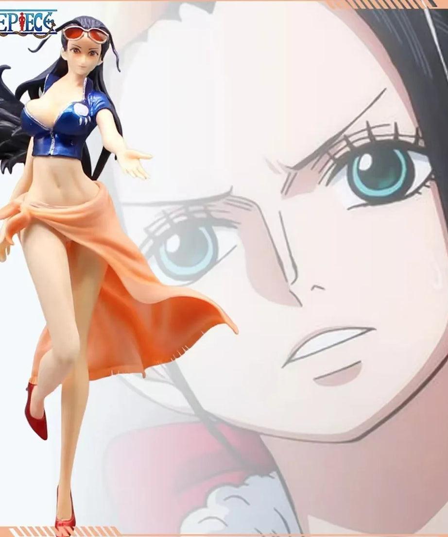 25cm One Piece Anime Figures Nico Robin Figurine Hot Girl Robin Statue Pvc Model Collection Desktop Decoration Kids Toys Gifts