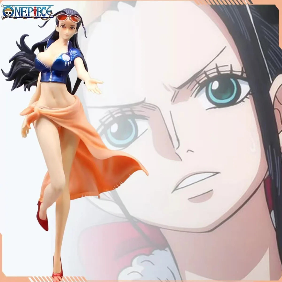 25cm One Piece Anime Figures Nico Robin Figurine Hot Girl Robin Statue Pvc Model Collection Desktop Decoration Kids Toys Gifts