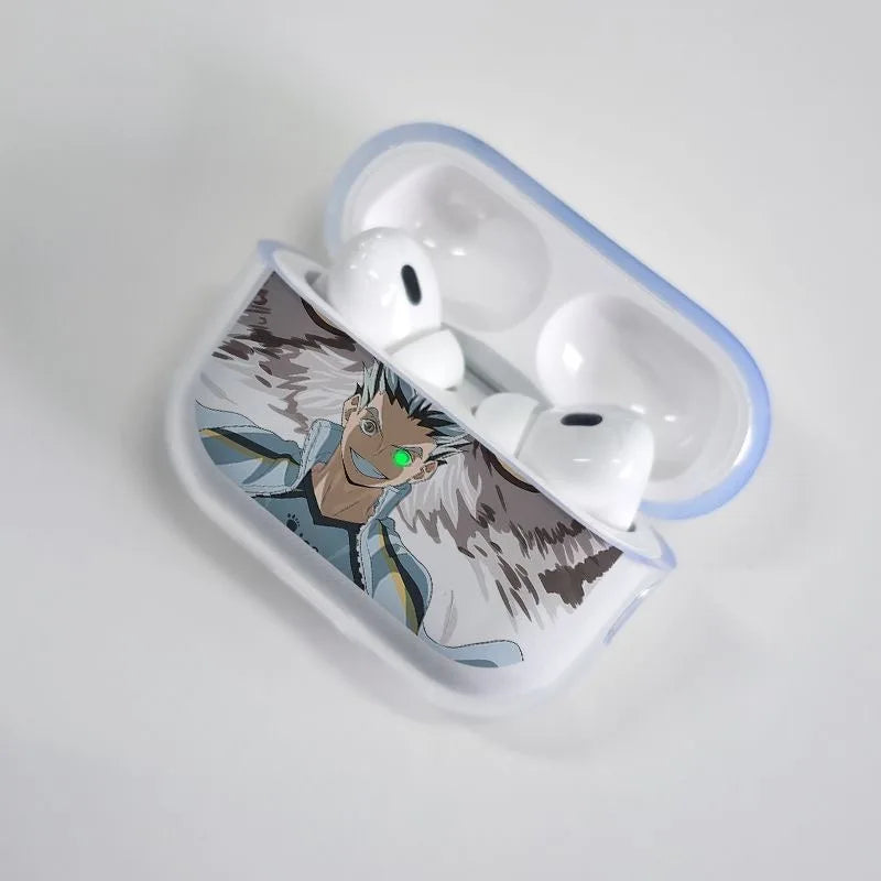 Haikyuu Volleyball Anime Transparent TPU Case for Airpods  Pro 2 1 3 Soft Silicone Cover Air Pods4 1/2/3Earphone Cover