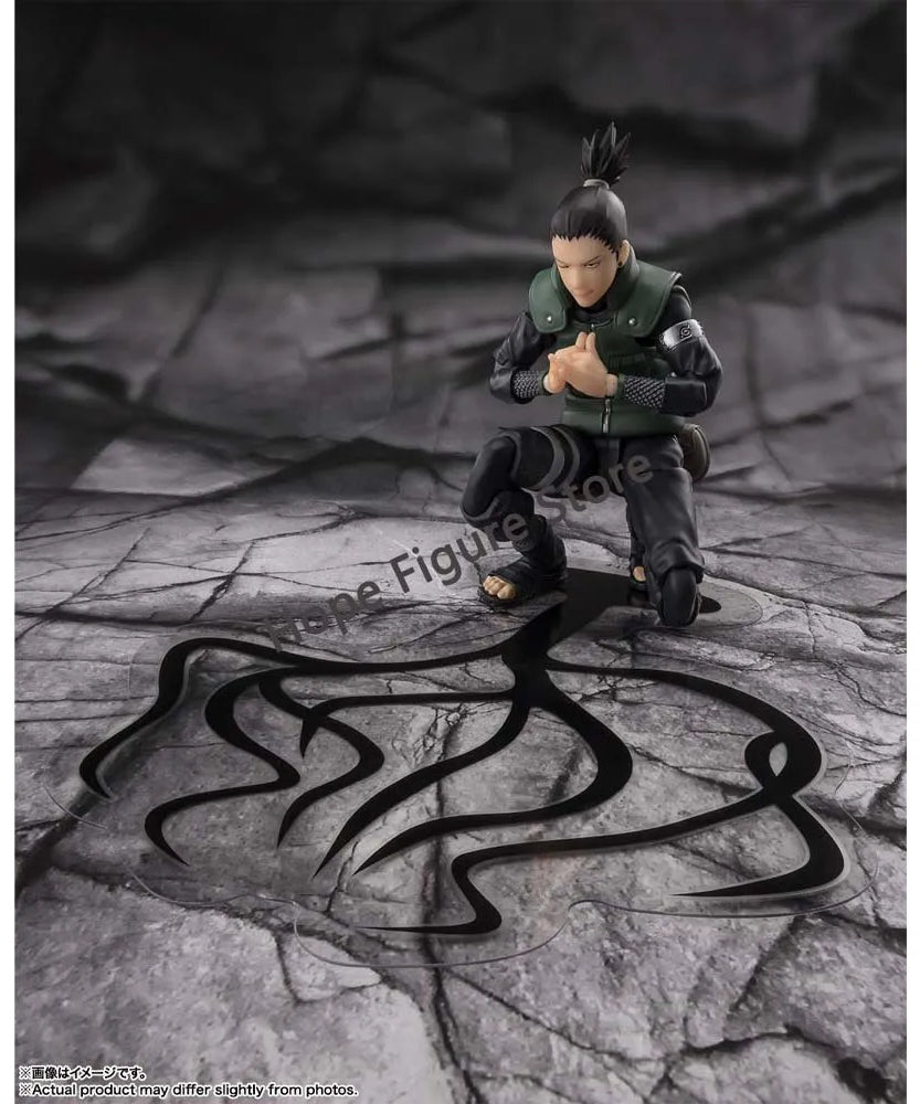 BANDAI SHFiguarts Shikamaru Nara Action Figure – Naruto Shippuden Official Collectible
