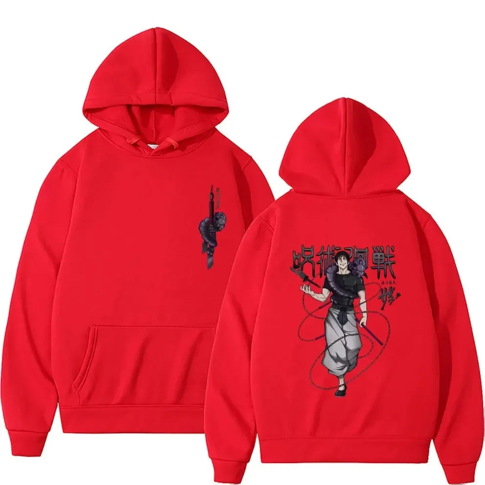 Jujutsu Kaisen Fushiguro Toji Anime Graphic Hoodie – Manga Streetwear Pullover 4