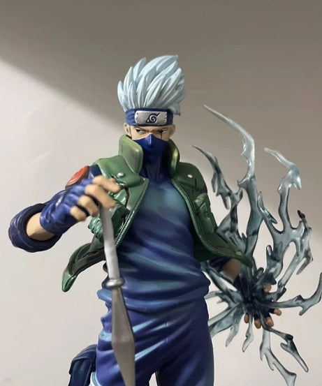 23cm Kakashi Hatake 2.0 Ten Years Ninja Action Figure Anime Collectible Model Toy With Effect Parts Desktop Ornament Boy Gift