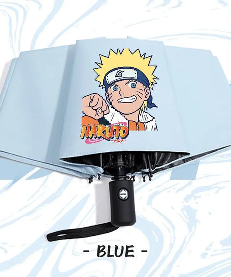 Naruto anime peripheral automatic umbrella Naruto Namikaze Minato Uchiha Itachi Kakashi Haruno Sakura sunshade umbrella gift
