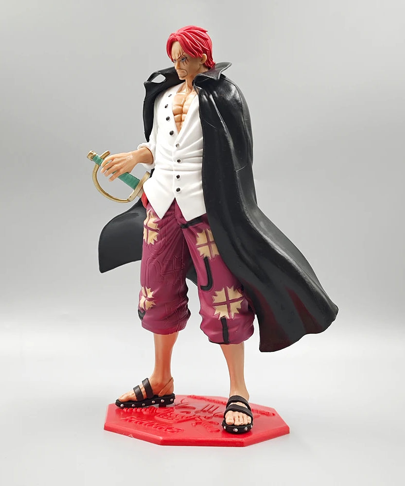 24.5cm/9.65in Anime ONE PIECE Figure Shanks Action Figures Pvc Statue Collection Model Toys Gifts