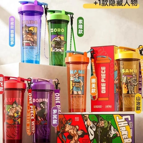 Japanese anime One Piece peripheral joint series Luffy Sauron shake cup fitness cup milkshake cup water cup kettle