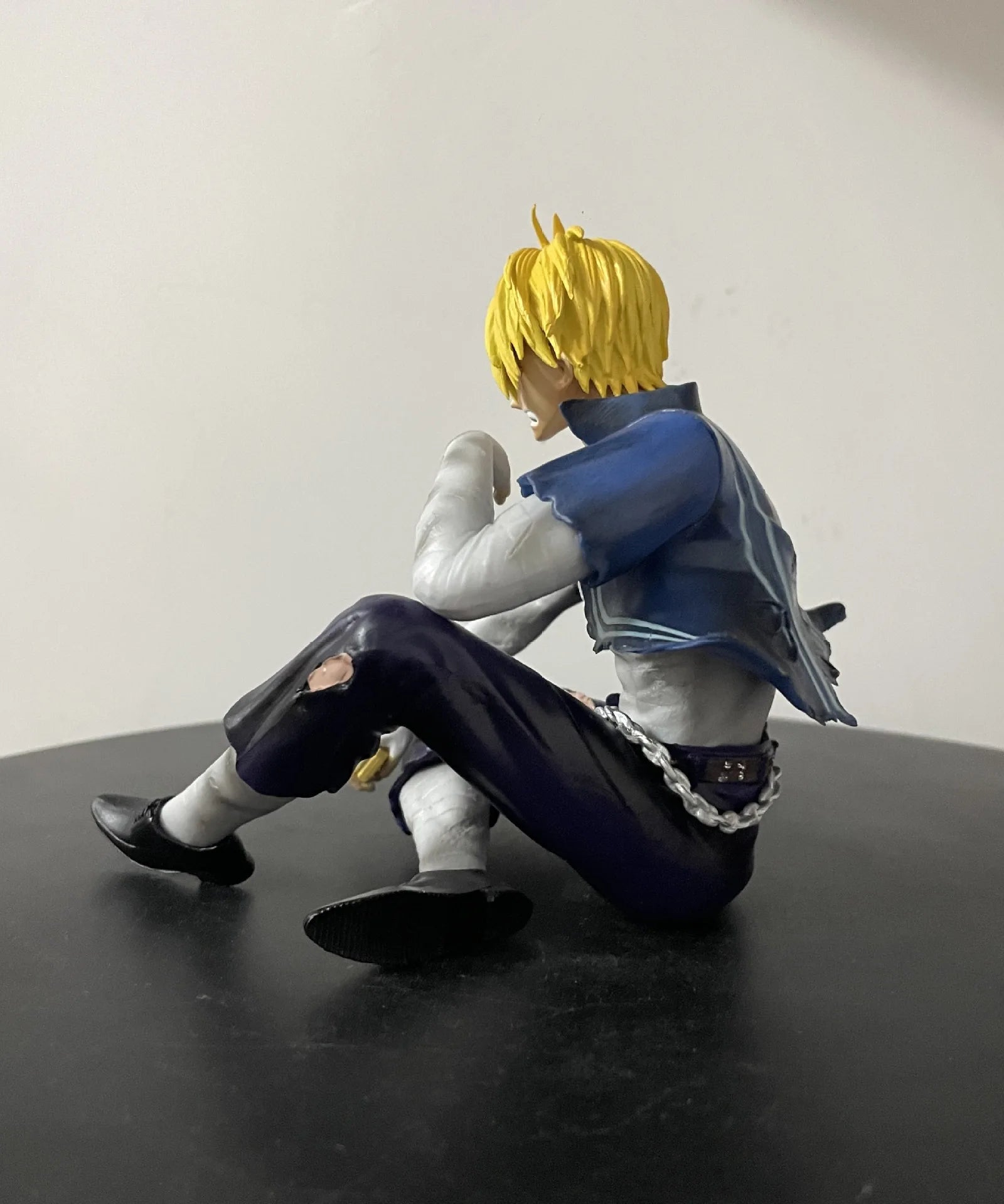 12cm One Piece Sanji Figures Battle Damage Lust Action Figures PVC Model Statue Collection Desktop Deoration Birthday Toys Gift