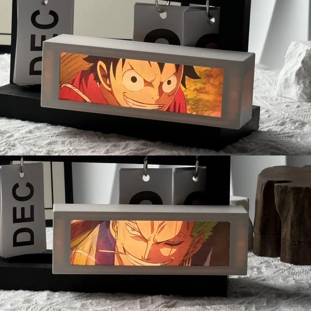 Anime 3D Motion Light Box – Manga Night Lamp for Bedroom & Gifts