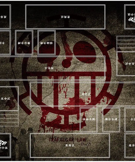 Anime Playmat DIY OPCG Two-player Card Pad New ONE PIECE Duel Plate Luffy Rubber Card Pad Battle Board Game Pad Festival Gift