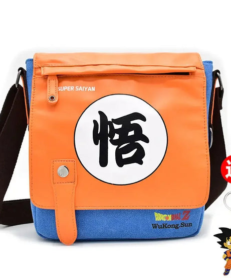 Goku Dragon Ball Messenger Bag – Trendy Canvas Shoulder Bag