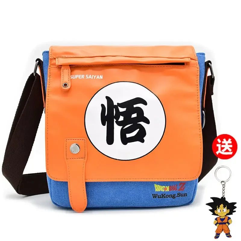 Goku Dragon Ball Messenger Bag – Trendy Canvas Shoulder Bag