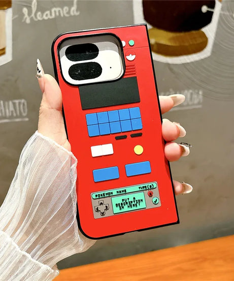 Pokémon Flip Case – Pikachu, Charmander & Squirtle | Google Pixel Fold Series