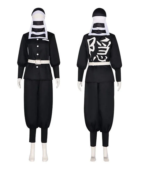 Demon Slayer Anime Peripheral Makomo Kanroji Mitsuri Kokushibo Nakime Costume  Style Kimono Cos Outfit Halloween Party