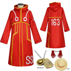 One Piece Luffy (Egghead) Cosplay Costume — Robe & Hat
