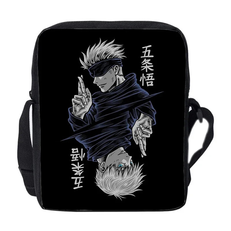 Anime Jujutsu Kaisen Gojo & Itadori Messenger Bag – Casual Crossbody Shoulder Bag 6