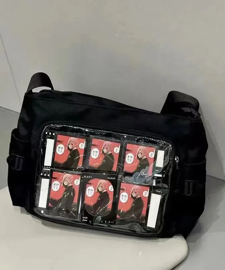 New Style Transparent Postcard Display Shoulder Women Badge DIY Decoration Crossbody Bag Anime Expo Class Tote Itabag