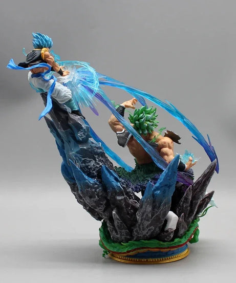 20cm Dragon Ball Broly Anime Figures Broly Vs Gogeta Figurine Model Pvc Statue Doll Collection Toy Decoration Christmas Toy Gift