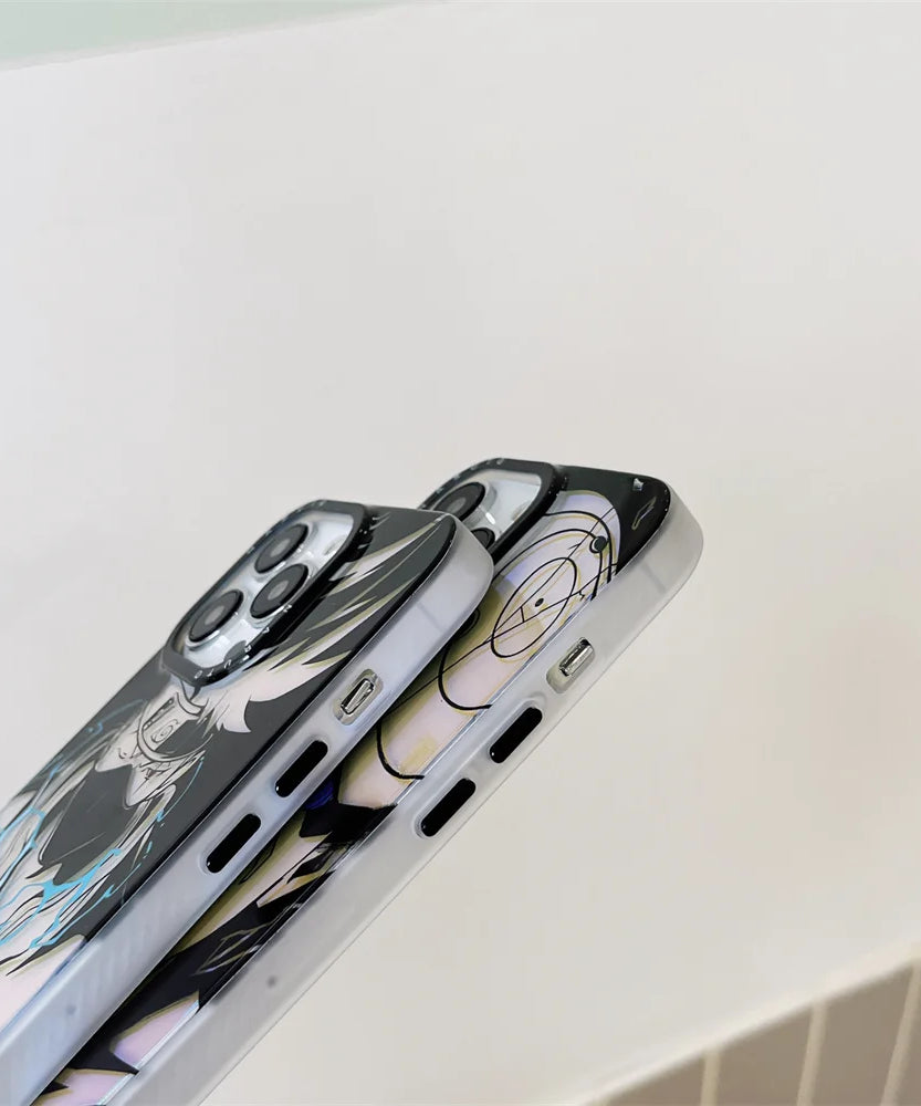 Metal Button Naruto Anime Case For Iphone 14 13 12 Pro Max 13pro 14 Pro Phone Case