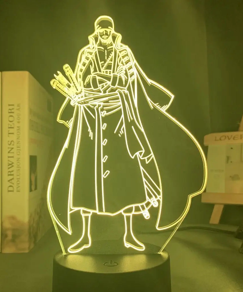 One Piece Animation Peripheral Luffy Zoro Escartoon Kawaii LED Night Light Desktop Personalized Creative Ornament Birthday Gift
