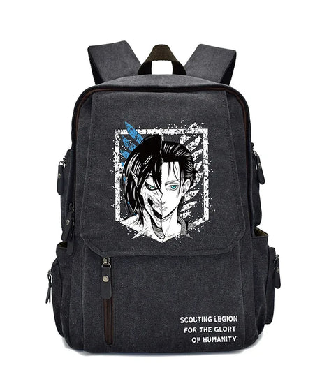New Attack On Titan Anime  Peripheral Rucksack Primary and Secondary School School Bag Men's and Women's Backpack Birthday Gift