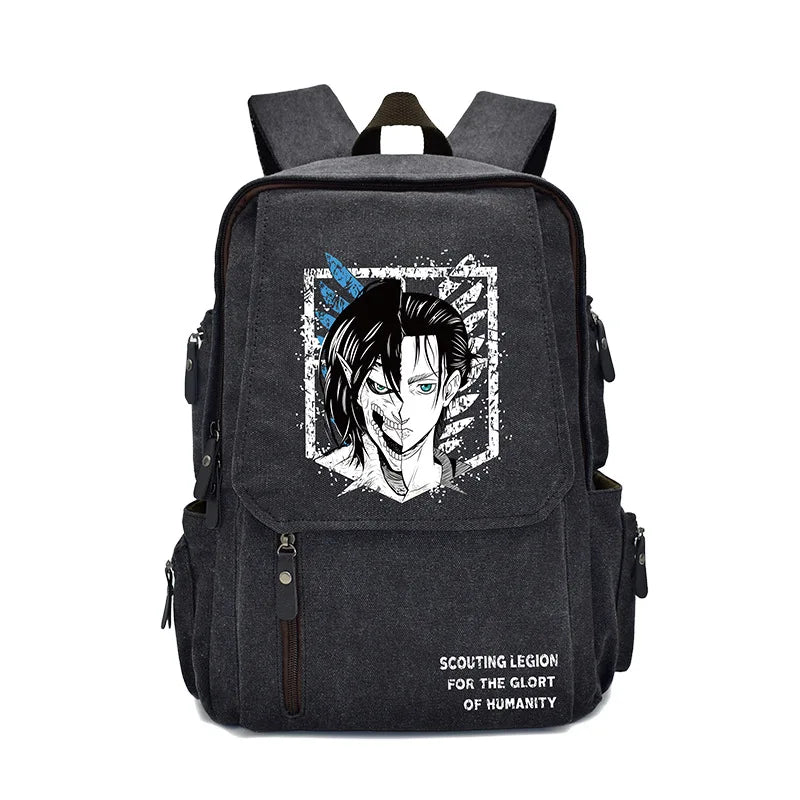 New Attack On Titan Anime  Peripheral Rucksack Primary and Secondary School School Bag Men's and Women's Backpack Birthday Gift