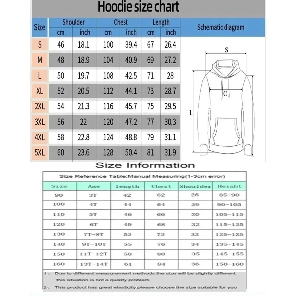 Solo Leveling Comic Hand-painted Printed Hoodie  Autumn/Winter New Men's and Women's Loose Casual American Hip-hop Sweater