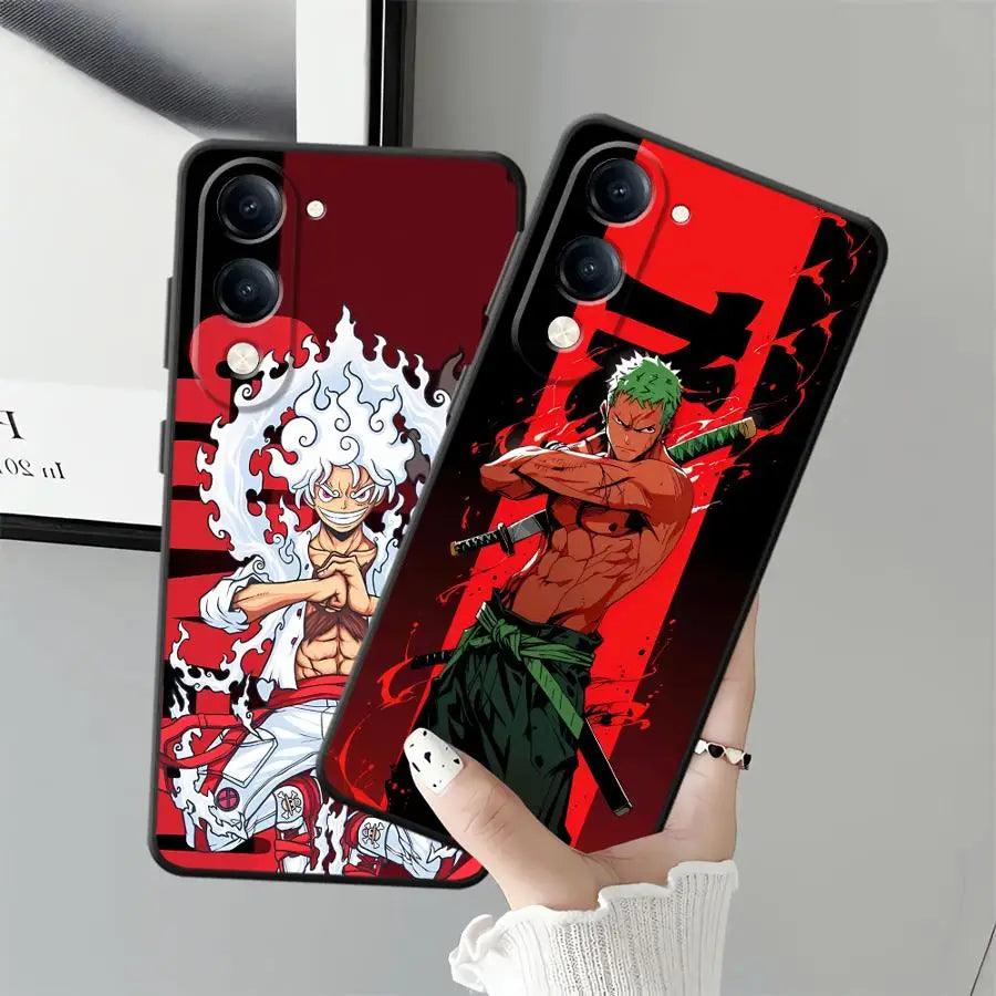 Case for Vivo Y30 Y33S Y35 Y31 Y36 Y12 Y15S Y02 Y11 Y20 Y21 Y19 Y27 Y16 Y17 Y22 Phone Cover Ones Pieces Luffy