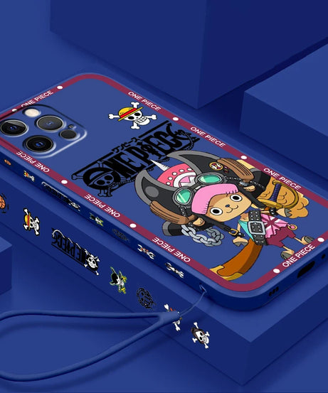 One Piece Chopper Liquid Rope Case for iPhone 15/14/13/12/11/XS/XR
