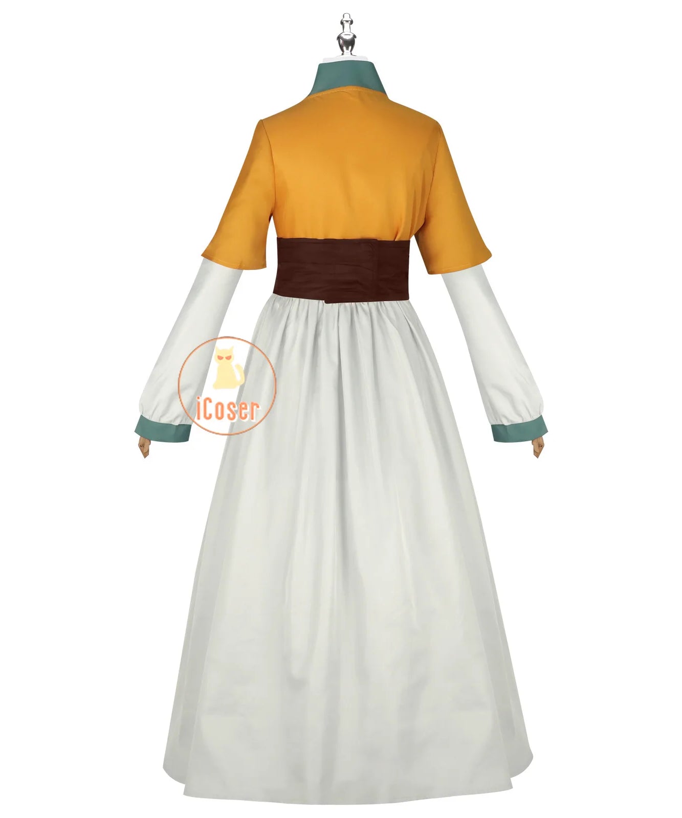 iCoser Anime The Apothecary Diaries Shisui Cosplay Costume Wig Yellow Dress Hanfu Palace Maid Clothing Halloween Party for Women