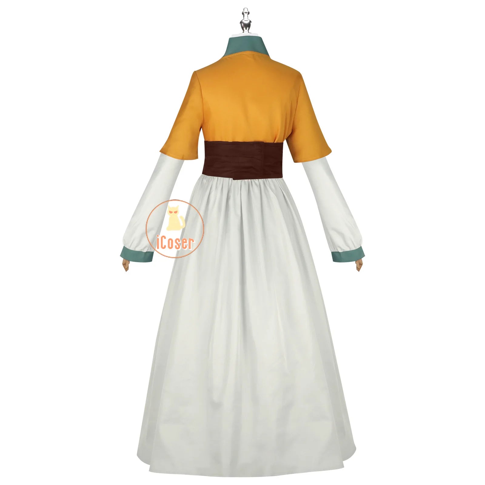 iCoser Anime The Apothecary Diaries Shisui Cosplay Costume Wig Yellow Dress Hanfu Palace Maid Clothing Halloween Party for Women