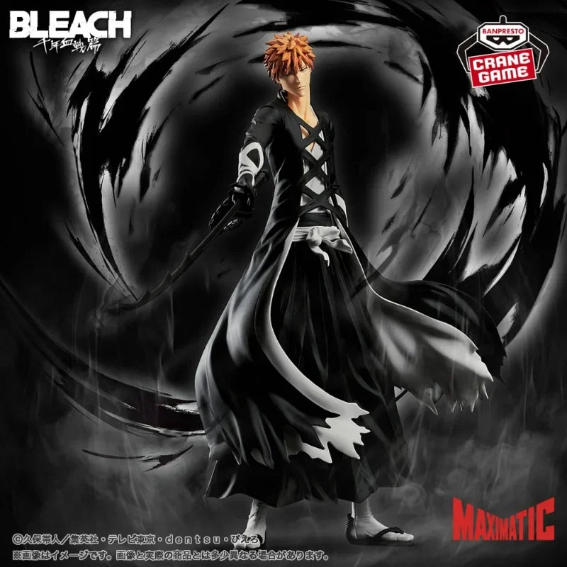 Banpresto Bleach Maximatic Ichigo Kurosaki 25cm PVC Figure – Original BANDAI Collectible