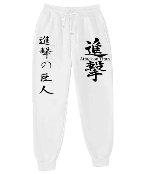 Attack on Titan Fashion Printed Comfortable Running Pants Trendy Versatile Sports Pants Men's Spring and Autumn Trousers S-3XL