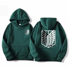 Attack on Titan Anime Hoodie – Premium Scout Regiment Streetwear Pullover for Men & Women