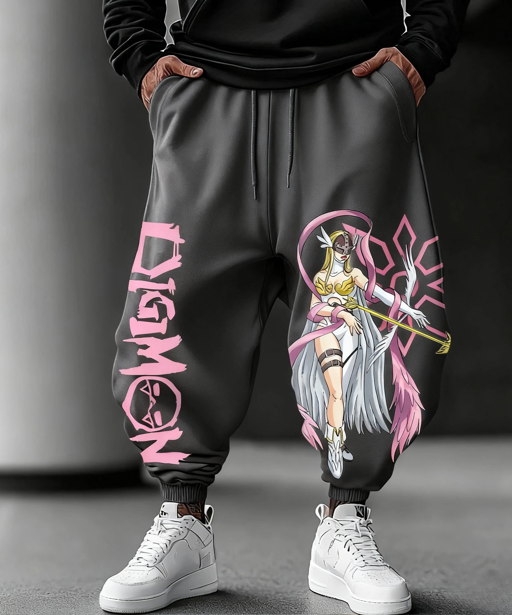 Digimon Anime Men Women Jogger Pants Sweatpants Loose Fit Streetwear Casual Cotton Summer Cartoon Printed Hip Hop Y2k Clothes