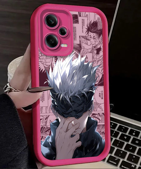 Jujutsu Kaisen Satoru Gojo Case For Xiaomi Redmi Note 13 14 12 11 Pro Plus 5G 12S 11S 10S 10 9 Redmi 14C 13C 12C 12 4G A3 A3X