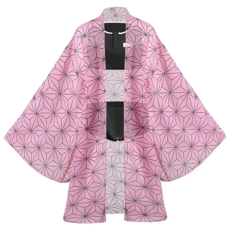 New Swimsuit Anime Demon Slayer Kochou Shinobu Kamado Cosplay Costume Kimono Agatsuma Zenitsu Sexy Bikini Beach Summer Halloween