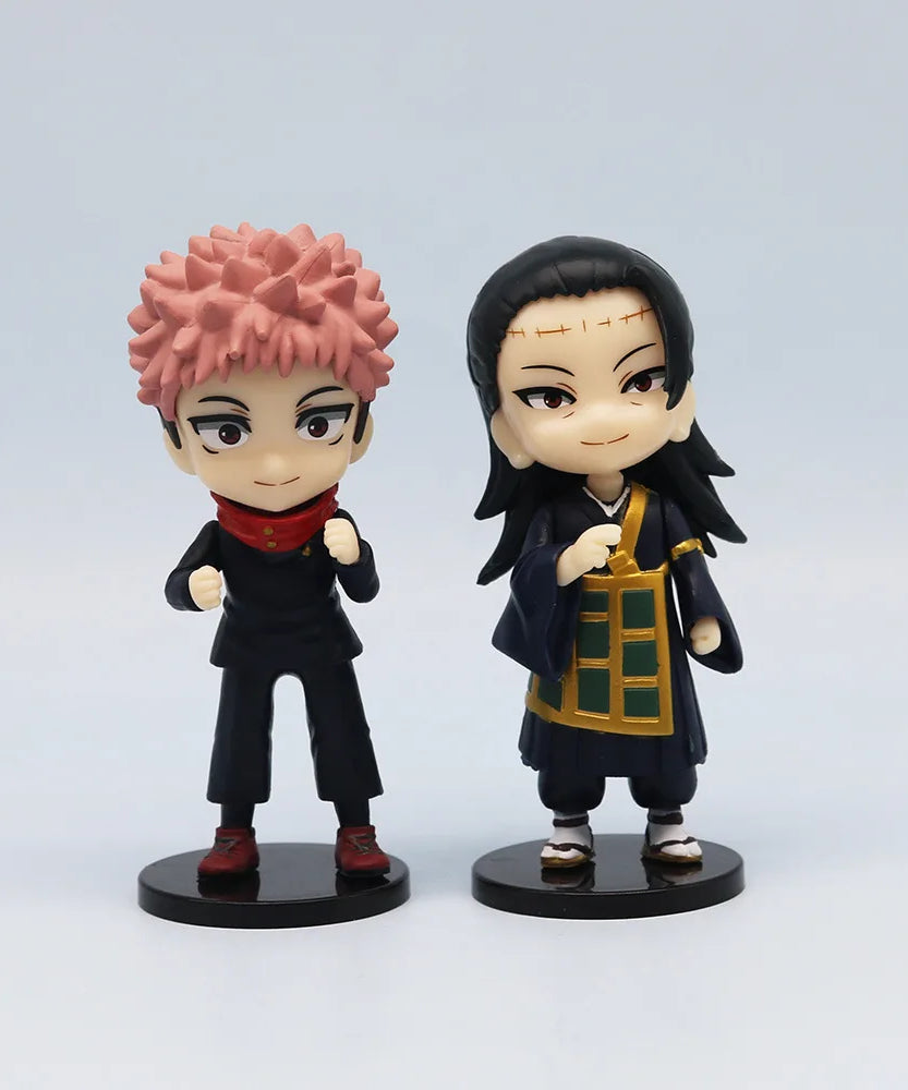 7pcs Jujutsu Kaisen Okkotsu Yuta Geto Suguru Gojo Satoru Megumi Nobara Itadori Yuji Anime Action Figure Toys Doll