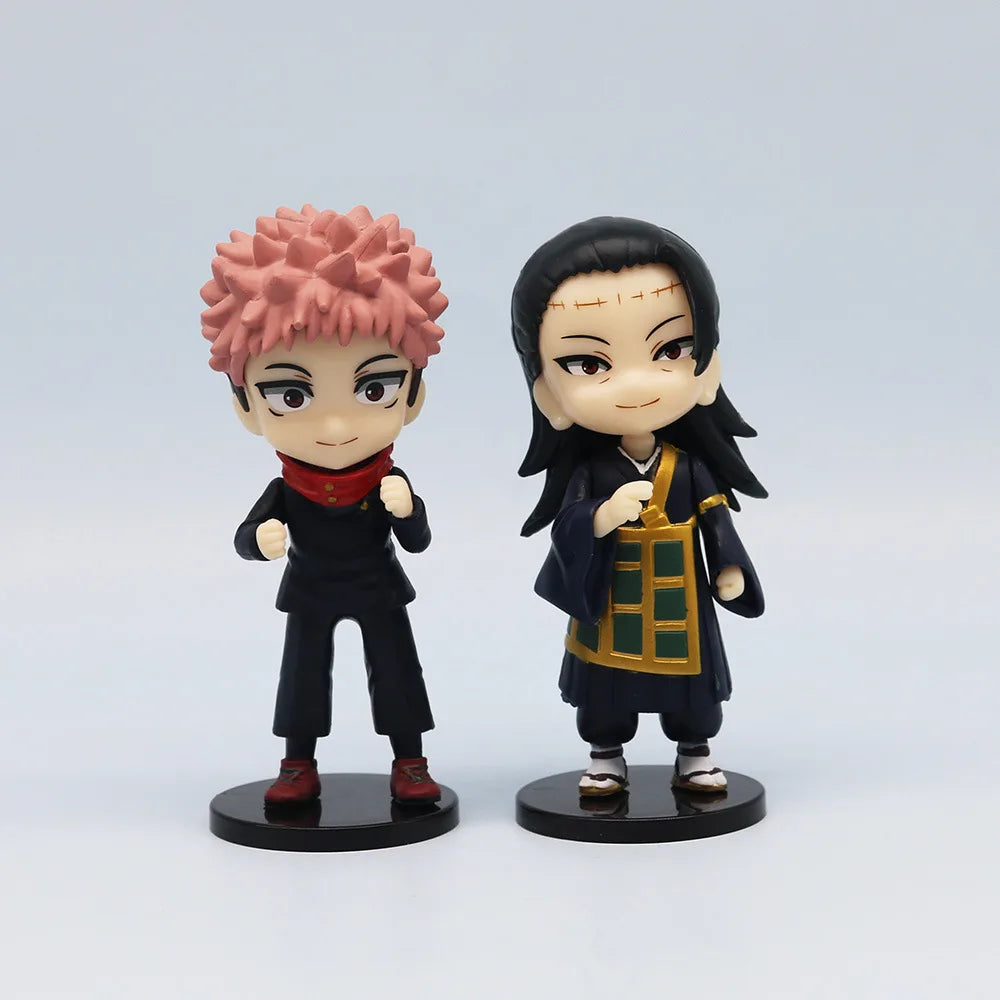 7pcs Jujutsu Kaisen Okkotsu Yuta Geto Suguru Gojo Satoru Megumi Nobara Itadori Yuji Anime Action Figure Toys Doll