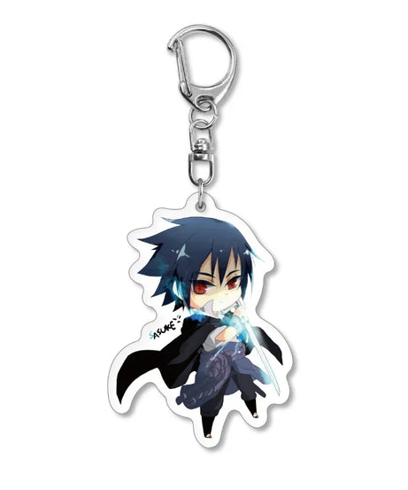 Naruto Keychain Key Accessories Acrylic Key Holder Kakashi Key Chain Ring Jewelry Bag Pendant for Girl Trinket Gift New